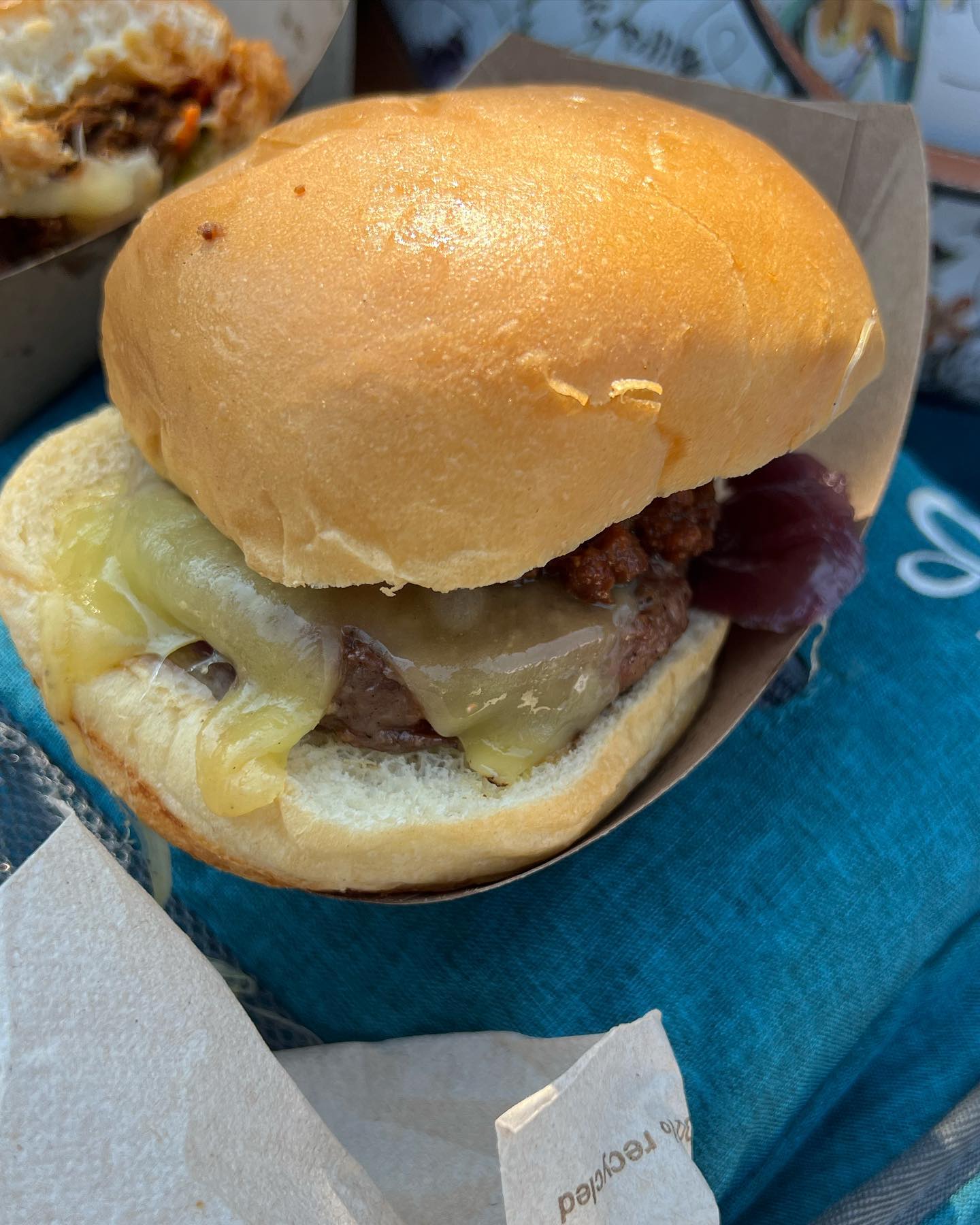 Can’t get enough of the @pittbrosbbq bacon seduction burger!