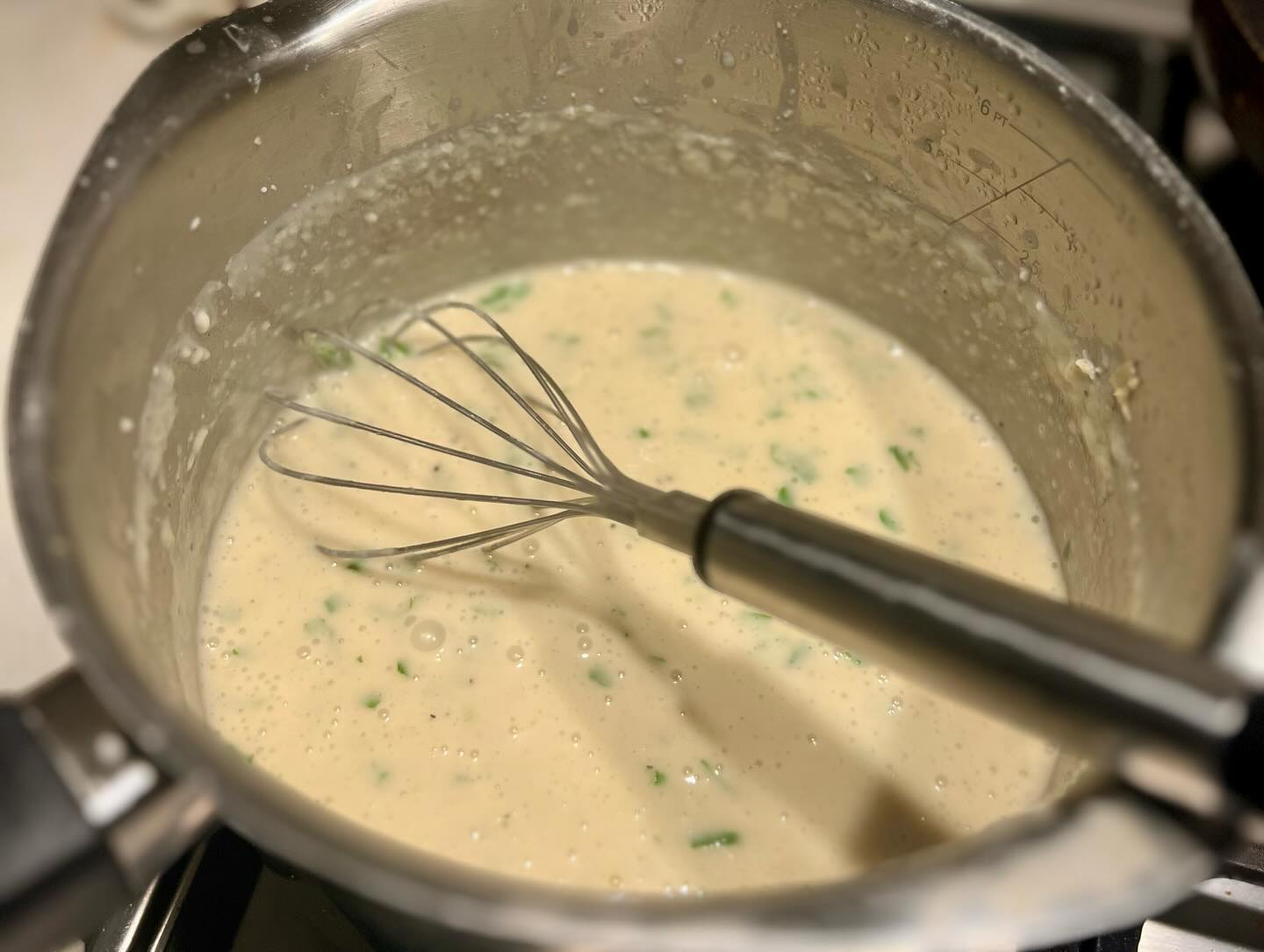 When life (or recent road trip to France) gives you 2kg of garlic (don’t ask) - you need to find ways of using it up - so first attempt at Knoblauchcremesuppe and home made bread to boot….