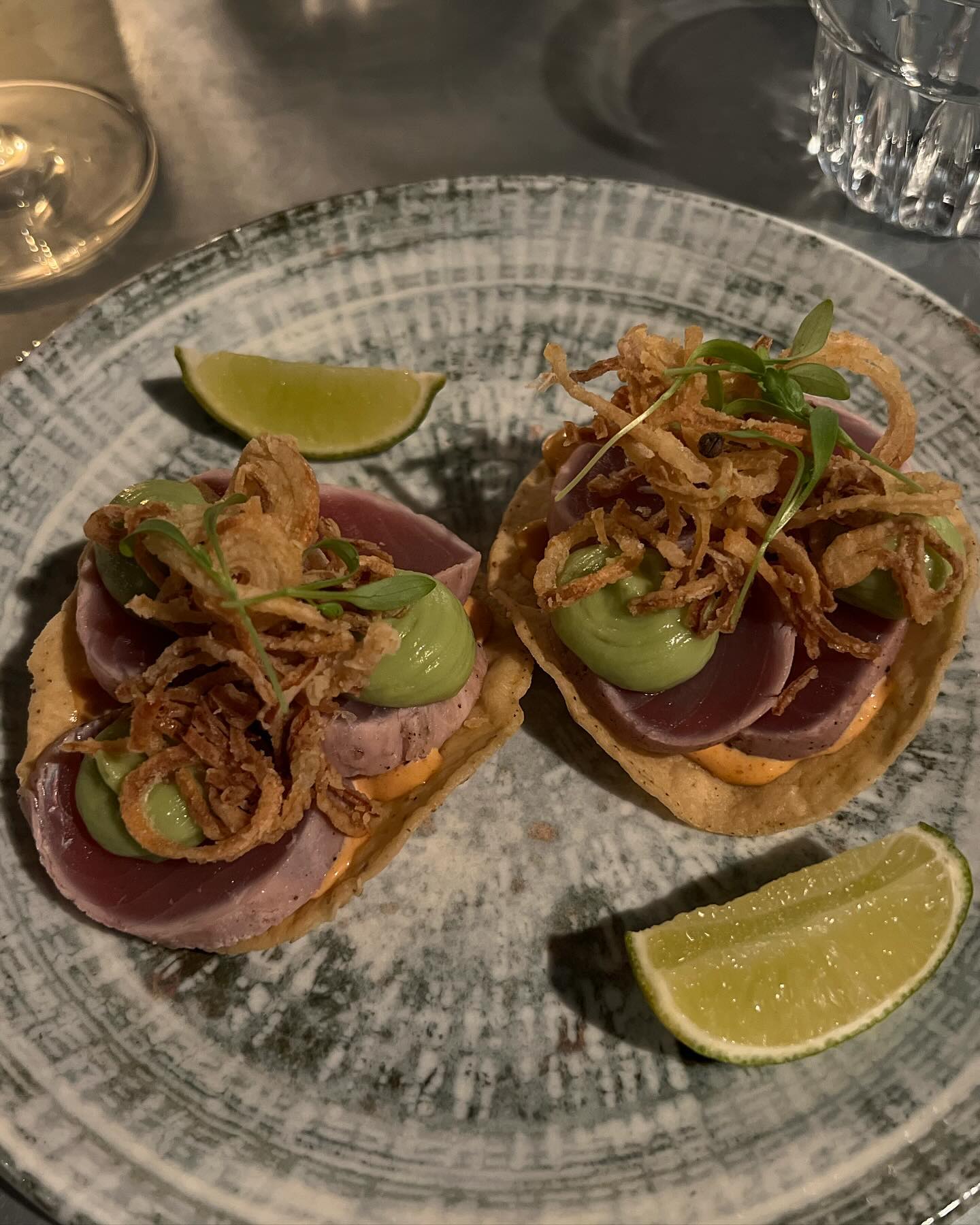 Tasty birthday nyoms from @elevendublin on the N11/bray road… yellowfin tuna / fillet steak/ monkfish . Another great spot out in the burbs!